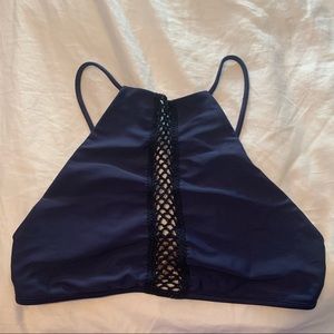 ACACIA Swimwear - High Neck Top (Navy)